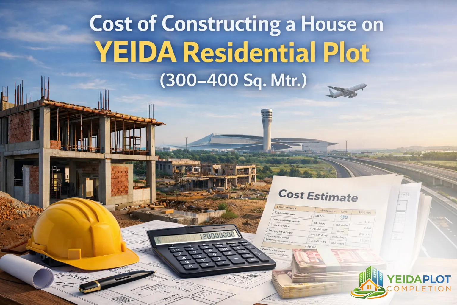 Cost of Constructing a House on YEIDA Residential Plot (300–400 Sq. Mtr.) — Full 2026 Guide